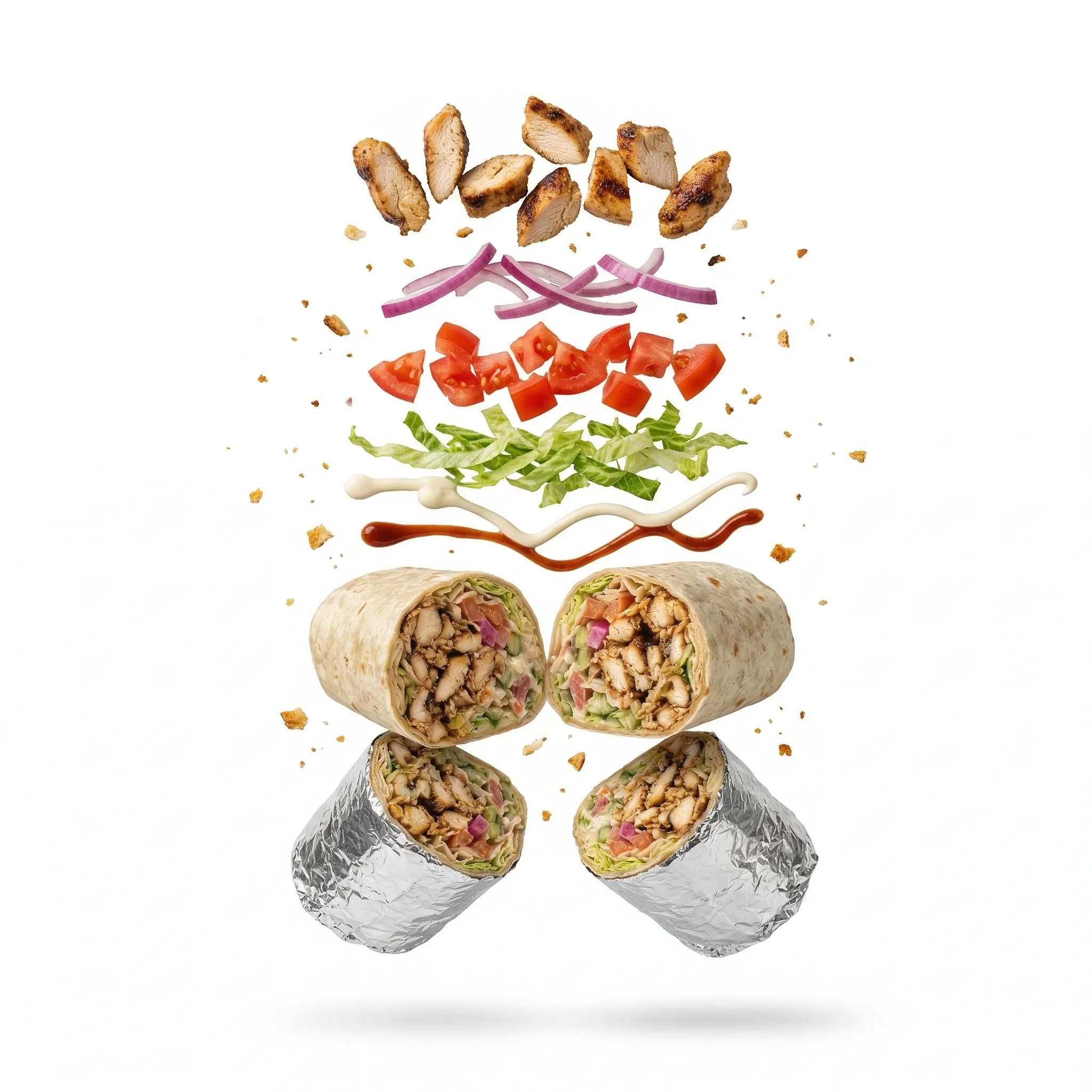 Levitating style — enhanced food photo by FoodPicAI