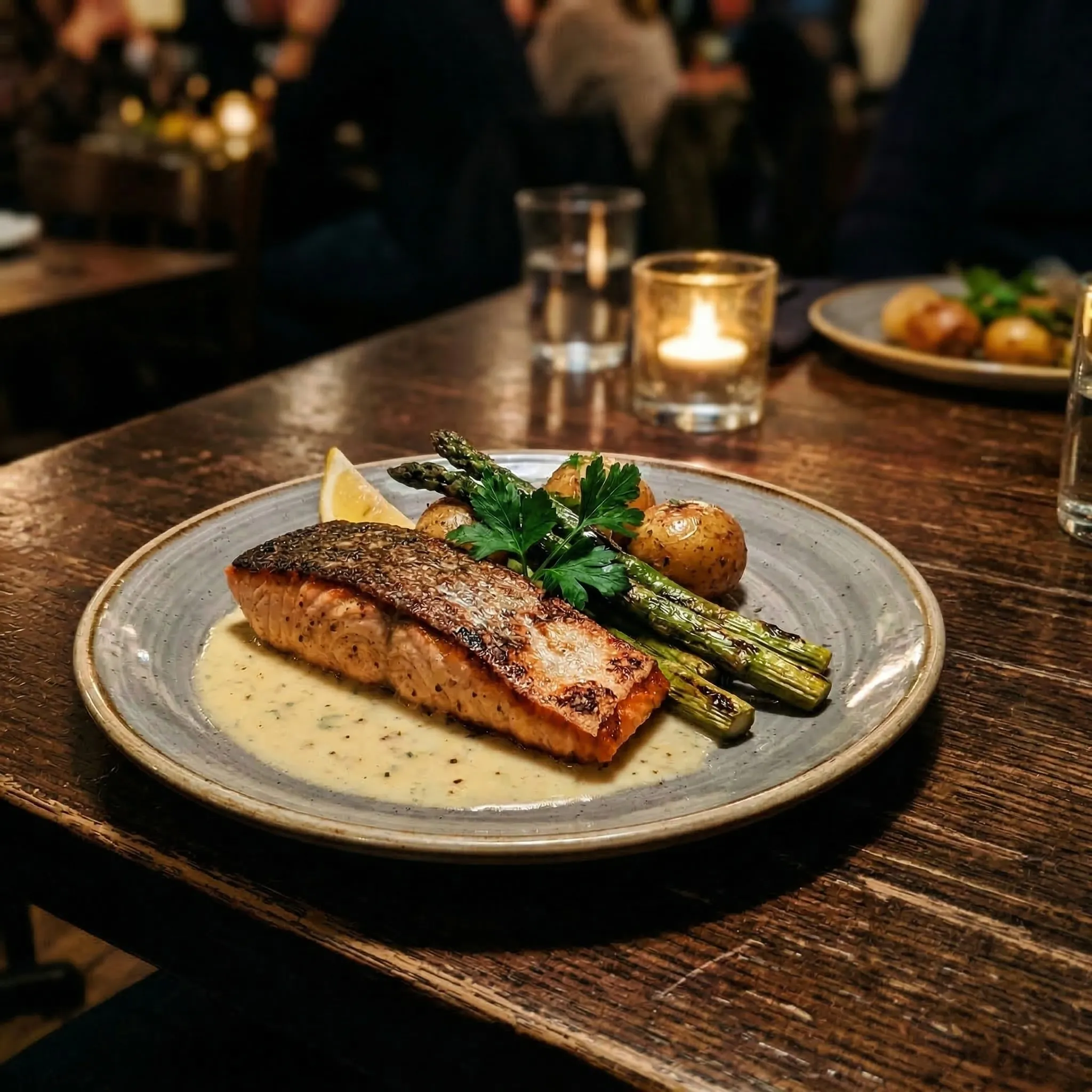 Menu Hero style — enhanced food photo by FoodPicAI